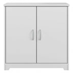 Small Bathroom Storage Cabinet - 2 Doors - 30"W x 30"H - Adjustable Shelf - 50 lbs Per Shelf - Euro Hinges - Wall Anchor - Metal Hardware - Transitional Style