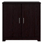 Small Bathroom Storage Cabinet - 2 Doors - 30"W x 30"H - Adjustable Shelf - 50 lbs Per Shelf - Euro Hinges - Wall Anchor - Metal Hardware - Transitional Style