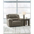 Signature Design by Ashley Laresview Brown Oversized Recliner