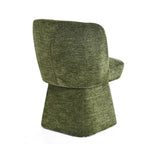 Boucle Upholstered Dining Chairs Set of 2, 360° Swivel Modern Accent Chairs with High-Density Foam