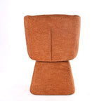 Boucle Upholstered Dining Chairs Set of 2, 360° Swivel Modern Accent Chairs with High-Density Foam