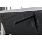 3-in-1 Convertible Sleeper Loveseat - 55" Linen Fabric Pull-Out Sofa Bed, 4 Storage Pockets, Adjustable Backrest, Light Grey - Modern Space-Saving