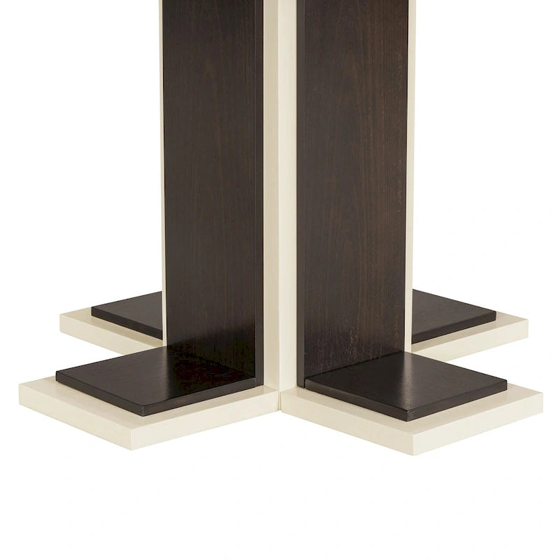 Expandable Oval Dining Table 42"-58" with 16" Leaf, Solid Wood Pedestal Table for 6, Vintage Rustic