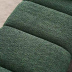 54" Boucle Channel Tufted Bedroom Bench - High-Density Foam, Arm Trays, 250 lbs Capacity, Multi-Purpose Ottoman