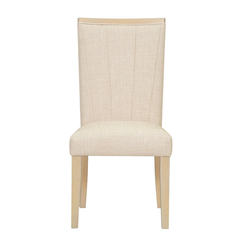 6-Piece Dining Set with Extendable Table, 4 Upholstered Chairs & Bench, Solid Wood, 250 lbs Capacity