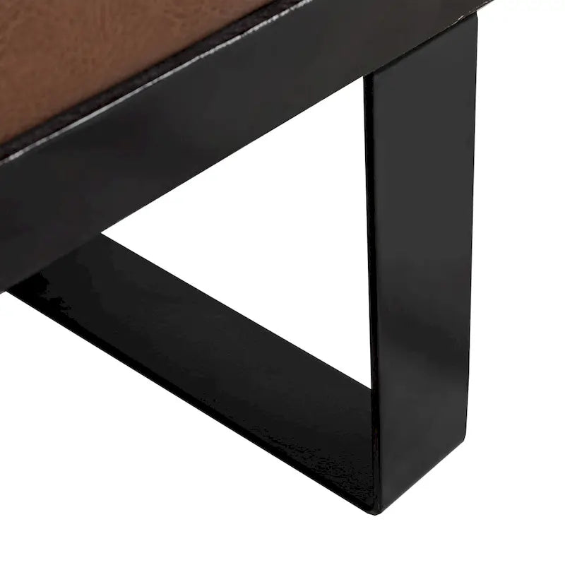 Oversized Faux Leather Loveseat with 7 Accent Pillows, 72.5"W Button-Tufted Sofa, 600 lbs Capacity