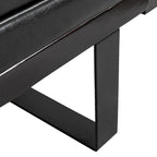 Oversized Faux Leather Loveseat with 7 Accent Pillows, 72.5"W Button-Tufted Sofa, 600 lbs Capacity