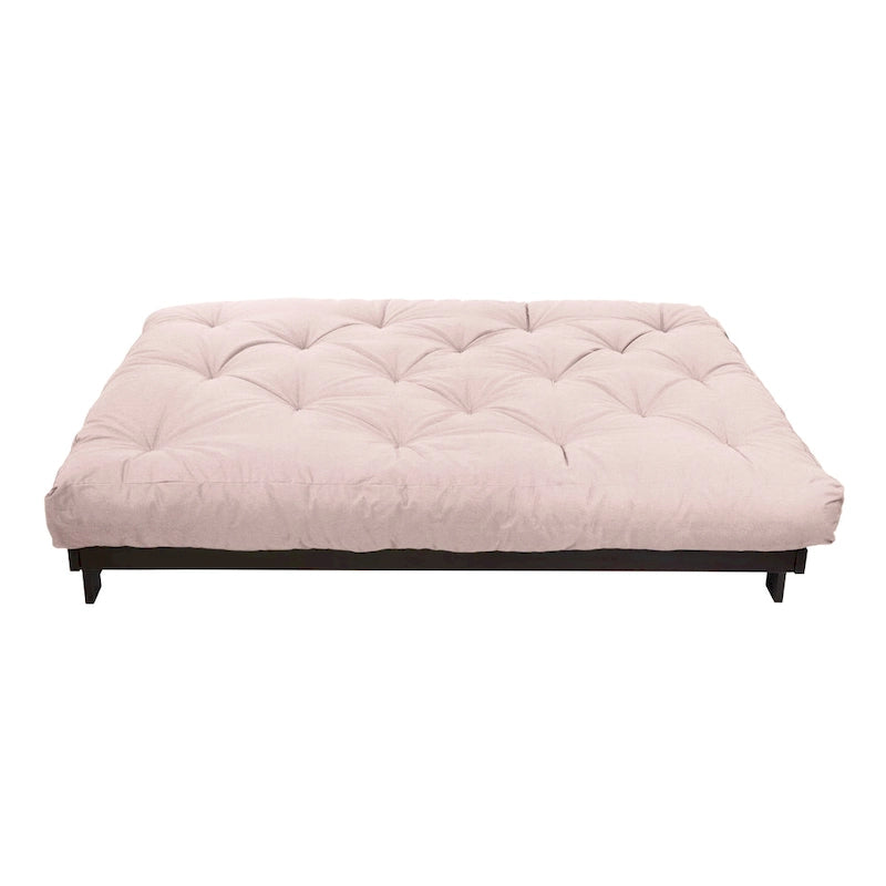 Queen Size 10-Inch Futon Mattress - CertiPUR-US Certified Japanese Floor Mattress with Tufted Design, Foam & Cotton Fill
