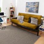 Queen Size 10-Inch Futon Mattress - CertiPUR-US Certified Japanese Floor Mattress with Tufted Design, Foam & Cotton Fill