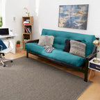 Queen Size 10-Inch Futon Mattress - CertiPUR-US Certified Japanese Floor Mattress with Tufted Design, Foam & Cotton Fill