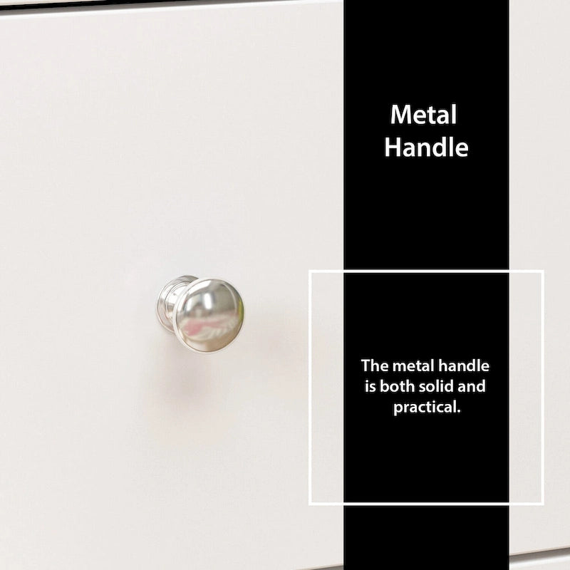 10-Drawer Dresser 55.1"W, White Lacquer Finish, 150 lbs Top Capacity, CARB Certified MDF