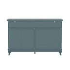 10-Drawer Dresser 55.1"W, White Lacquer Finish, 150 lbs Top Capacity, CARB Certified MDF