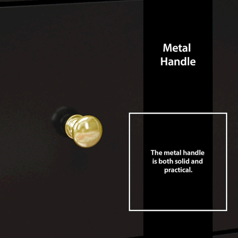 10-Drawer Dresser 55.1"W, White Lacquer Finish, 150 lbs Top Capacity, CARB Certified MDF