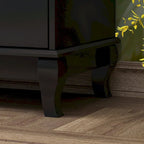 10-Drawer Dresser 55.1"W, White Lacquer Finish, 150 lbs Top Capacity, CARB Certified MDF