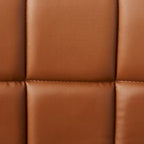 Adjustable Bar Stools Set of 2 - Chrome Frame - Tufted Faux Leather - 360° Swivel - Hydraulic Height 24-30"H - Footrest - 7 Colors - Modern Style - 17"W x 17"D