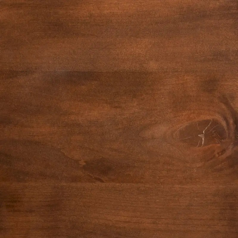 24" Side Table - Knotty Alder Wood, Whiskey Finish, Lower Shelf, Distressed Rustic Urban Style, No Assembly, 24" W x 24" D x 24" H