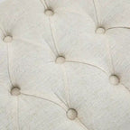 Upholstered Tufted Ottoman Bench - Plush Accent Seating, Modern Design, Multi-Room Use, 3 Sizes & Colors Available