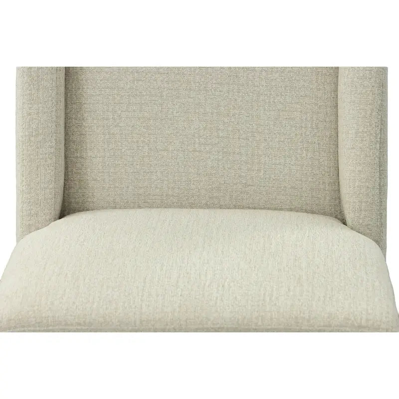 Upholstered Wingback Dining Chairs Set of 2 with Nailhead Trim, 250 lbs Capacity, Rubberwood Legs