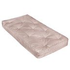 Twin Size Tufted Daybed Mattress - Linen-Like Fabric Cushion with Corded Texture, Upholstery Grade Polyester (Mattress Only)