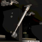 Wall Unit TV Stand with LED Lighting - Fits TVs up to 75", Bookshelves, 2 Cabinets, Hydraulic Support, 114" W Entertainment Center