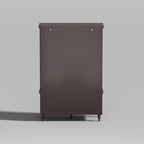 70.9"H Wardrobe Armoire with Mirror Doors - 3 Doors - 5 Drawers - Hanging Rod - 4 Shelves - White Lacquer - Engineered Wood - Bedroom Living Room