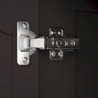 70.9"H Wardrobe Armoire with Mirror Doors - 3 Doors - 5 Drawers - Hanging Rod - 4 Shelves - White Lacquer - Engineered Wood - Bedroom Living Room