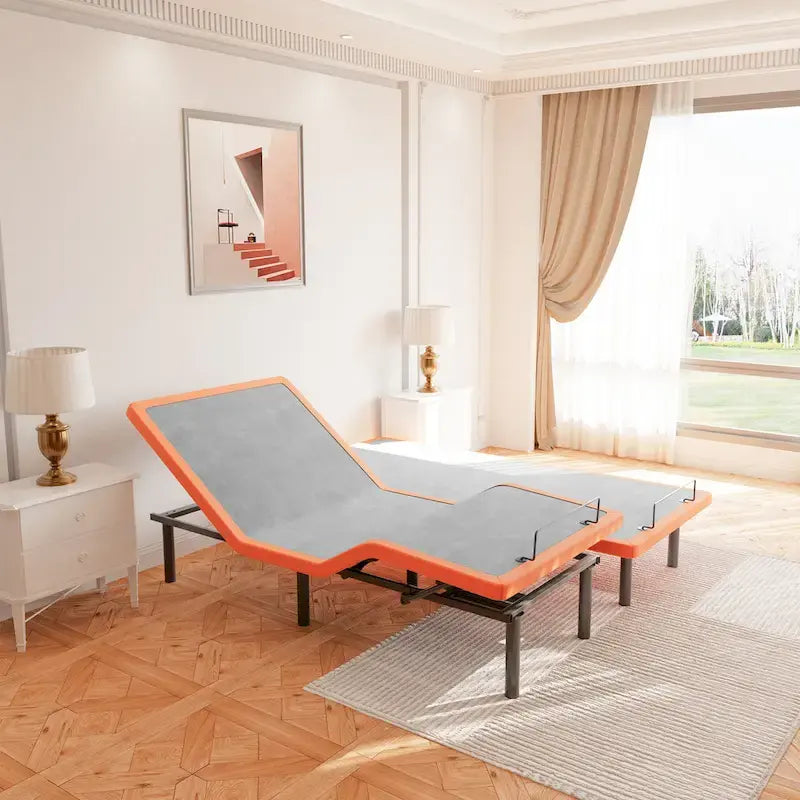 Adjustable Bed Frame with Bluetooth App & Remote - 750 lbs Capacity, Zero Gravity, Anti-Snore, Queen/King/Twin XL