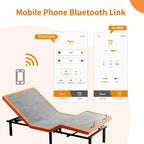 Adjustable Bed Frame with Bluetooth App & Remote - 750 lbs Capacity, Zero Gravity, Anti-Snore, Queen/King/Twin XL