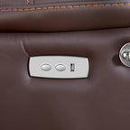 Zero Gravity Power Recliner, 139° Recline, Massage & Heating, USB Port, Phone Holder, Eco Leather, OKIN Motor
