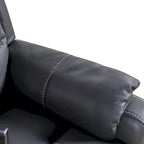 Zero Gravity Power Recliner, 139° Recline, Massage & Heating, USB Port, Phone Holder, Eco Leather, OKIN Motor