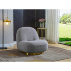 Velvet Swivel Accent Chair - High-Density Foam Seat - 360° Rotation - Modern Style - 4 Colors Available - Living Room Bedroom Office