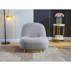 Velvet Swivel Accent Chair - High-Density Foam Seat - 360° Rotation - Modern Style - 4 Colors Available - Living Room Bedroom Office