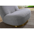 Velvet Swivel Accent Chair - High-Density Foam Seat - 360° Rotation - Modern Style - 4 Colors Available - Living Room Bedroom Office