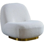 Velvet Swivel Accent Chair - High-Density Foam Seat - 360° Rotation - Modern Style - 4 Colors Available - Living Room Bedroom Office