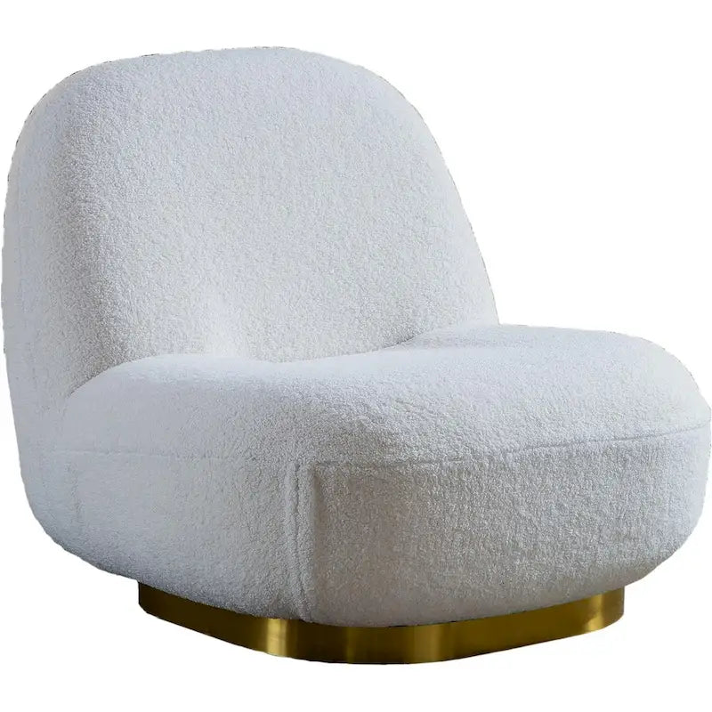 Velvet Swivel Accent Chair - High-Density Foam Seat - 360° Rotation - Modern Style - 4 Colors Available - Living Room Bedroom Office