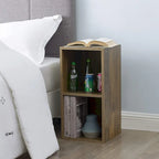 Storage Cube Shelf - 24" W x 12" H x 12" D Particle Board Organizer, Easy Assembly, Multiple Colors - Minimalist Bedroom Living Room Furniture