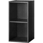 Storage Cube Shelf - 24" W x 12" H x 12" D Particle Board Organizer, Easy Assembly, Multiple Colors - Minimalist Bedroom Living Room Furniture