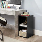 Storage Cube Shelf - 24" W x 12" H x 12" D Particle Board Organizer, Easy Assembly, Multiple Colors - Minimalist Bedroom Living Room Furniture