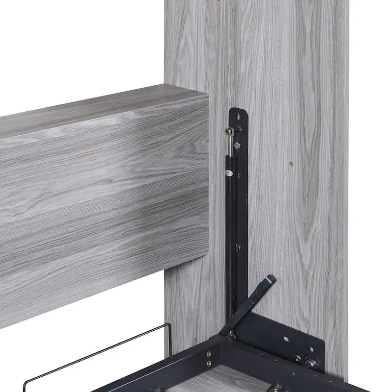 Wood Murphy Bed can be Folded into a Cabinet