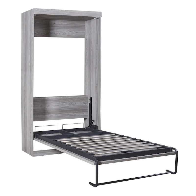 Wood Murphy Bed can be Folded into a Cabinet