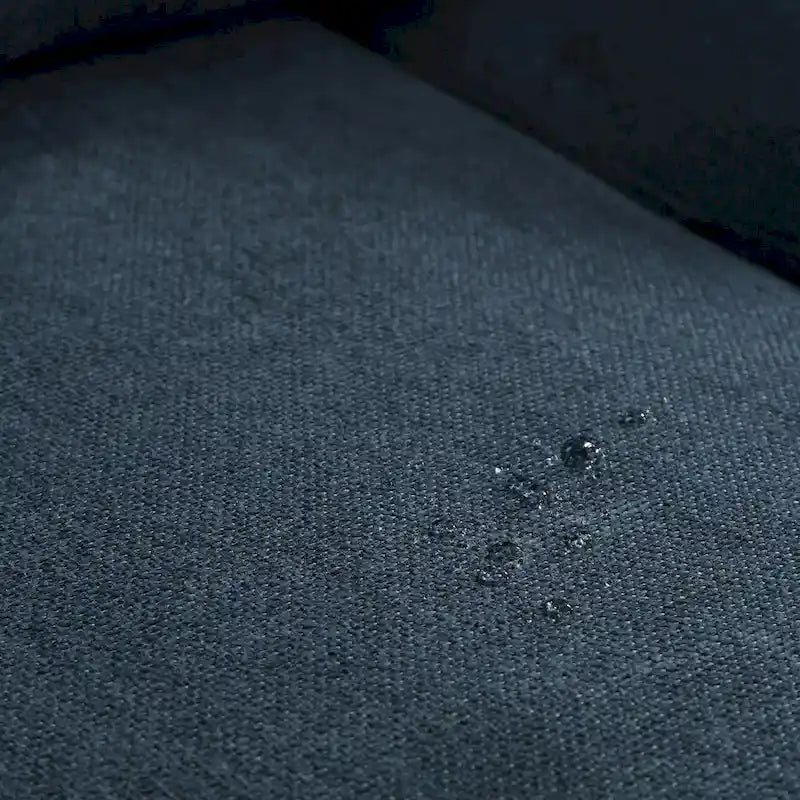 3-Seater Loveseat Sofa - Button-Tufted Back, USB Charging Port, Waterproof Polyester Fabric, 240 lbs Capacity, Cotton Filled