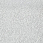 94" 3-Seat Teddy Fabric Sofa, 900 LBS Capacity, Curved Arms, Removable Cushions, White, Eucalyptus Wood Frame, Modern