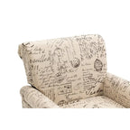 Mid-Century Modern Accent Chair Set of 2 - High-Density Foam - Linen Upholstery - 380 lbs Capacity - 20" Deep Seat - Living Room Bedroom Office