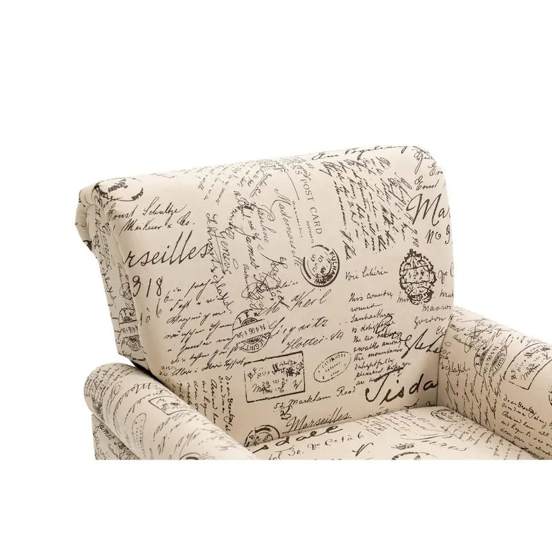 Mid-Century Modern Accent Chair Set of 2 - High-Density Foam - Linen Upholstery - 380 lbs Capacity - 20" Deep Seat - Living Room Bedroom Office