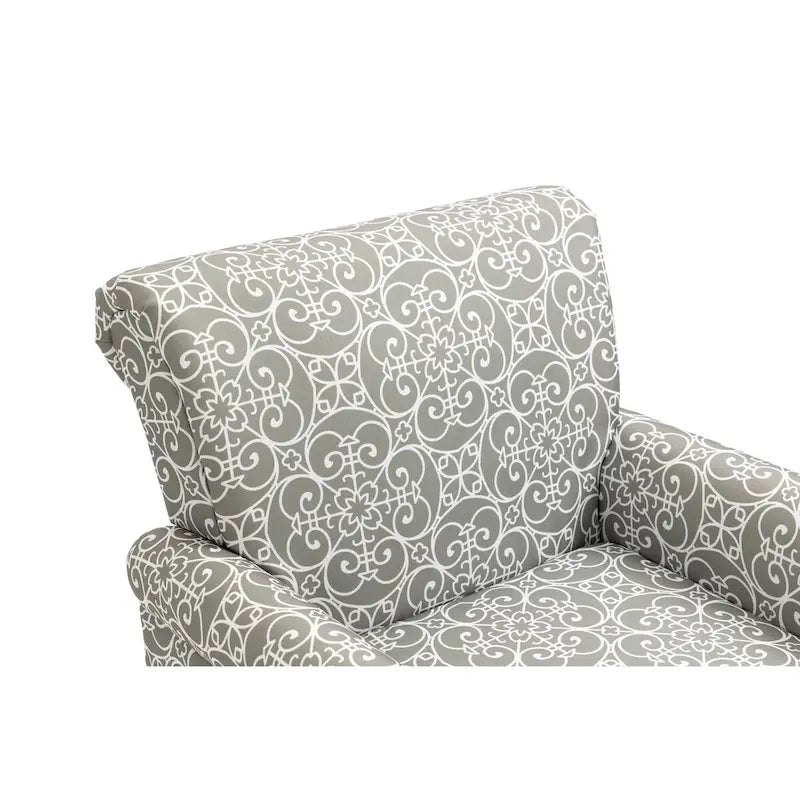 Mid-Century Modern Accent Chair Set of 2 - High-Density Foam - Linen Upholstery - 380 lbs Capacity - 20" Deep Seat - Living Room Bedroom Office