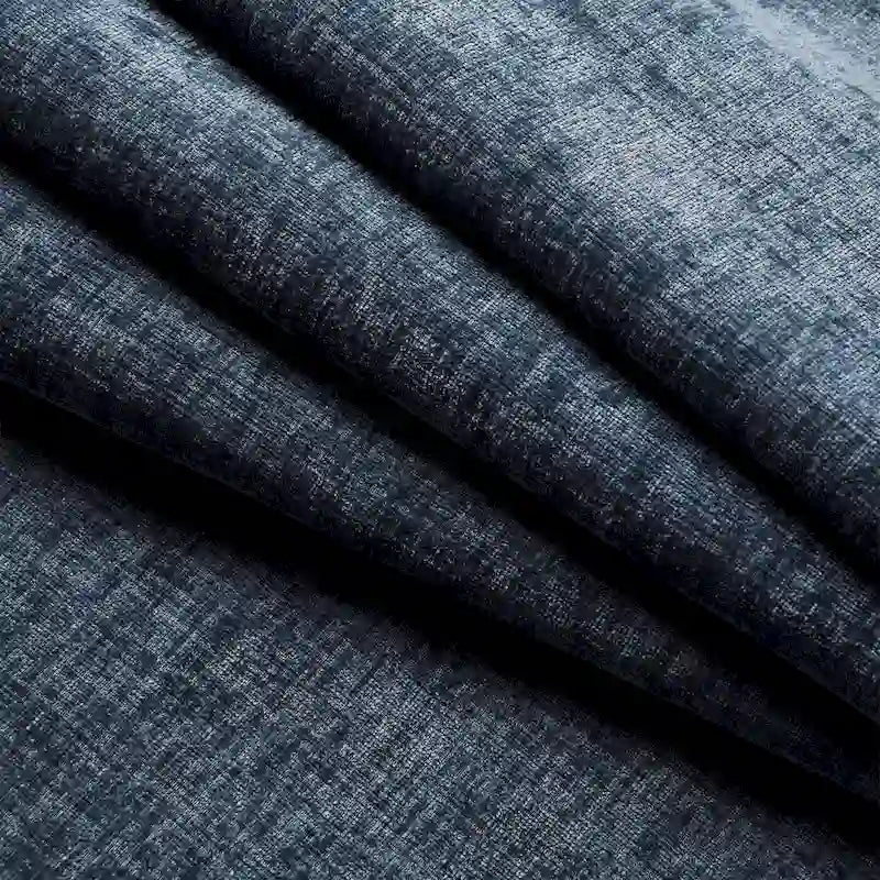 6-Seat Modular Chenille Sectional Sofa Bed with Ottoman, 130"L x 65"D, Convertible U-Shape, 330 LBS Capacity, Dark Blue