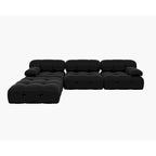 104" L-Shaped Sectional Sofa with Reversible Chaise, Velvet Modular Couch, 4-Seat Living Room Furniture