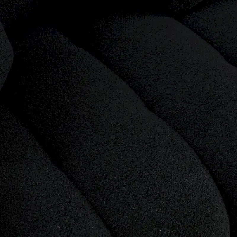 82" Teddy Fabric Sofa with 3 Pillows & Cushions, 750 LBS Capacity, Solid Wood Frame, High-Resilience Foam, Modern Style