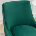 Velvet Dining Chairs Set of 8, Modern Glam Tufted Chairs with Gold Accents, 250 lbs Capacity Each