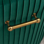 Velvet Dining Chairs Set of 8, Modern Glam Tufted Chairs with Gold Accents, 250 lbs Capacity Each